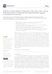 Thumbnail de Activity of a Recombinant Chitinase of the Atta sexdens Ant on Different Forms of Chitin and Its Fungicidal Effect against Lasiodiplodia theobromae.