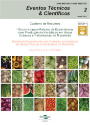 Thumbnail de Cadernos de resumo: relatos de experiências com produção de Hortaliças em áreas urbanas e periurbanas do Maranhão: 20 e 27/10 e 3, 8 e 17/11/2021.