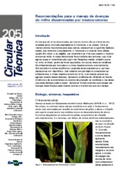 Thumbnail de Recomendações para o manejo de doenças do milho disseminadas por insetos-vetores.