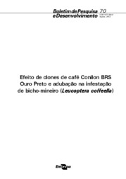 Thumbnail de Efeito de clones de café Conilon BRS Ouro Preto e adubação na infestação de bicho-mineiro (Leucoptera coffeella).