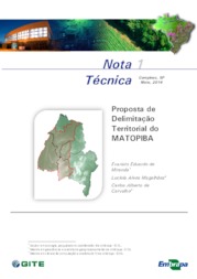 Thumbnail de Proposta de Delimitação Territorial do MATOPIBA.