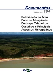 Thumbnail de Delimitação da área foco de atuação da Embrapa Tabuleiros Costeiros e principais aspectos fisiográficos.