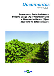 Thumbnail de Zoneamento pedoclimático da Pimenta-longa (Piper hispidinervum) e Pimenta-de-macaco (Piper aduncum) no Estado do Acre.
