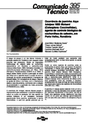 Thumbnail de Ocorrência de joaninha Azya luteipes 1850 Mulsant (Coleoptera: Coccinellidae), agente de controle biológico de cochonilhas do cafeeiro, em Porto Velho, Rondônia.