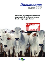 Thumbnail de Demandas tecnológicas dos sistemas de produção de bovinos de corte no Brasil: reprodução animal.