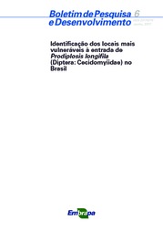 Thumbnail de Identificação dos locais mais vulneráveis à entrada de Prodiplosis longifila (Diptera: Cecidomyiidae) no Brasil