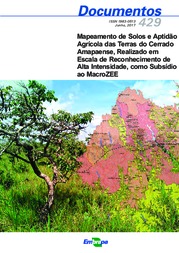 Thumbnail de Mapeamento de solos e aptidão agrícola das terras do Cerrado Amapaense, realizado em escala de reconhecimento de alta intensidade, como subsídio ao MacroZEE.
