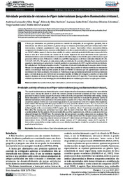 Thumbnail de Atividade pesticida de estratos de Piper tuberculatum jacq sobre Haematobia irritans L.
