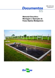 Thumbnail de Memorial descritivo: Montagem e operação da fossa séptica biodigestora.