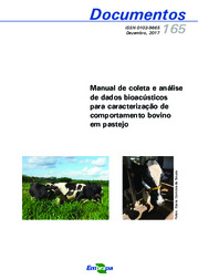 Thumbnail de Manual de coleta e análise de dados bioacústicos para caracterização de comportamento bovino em pastejo.