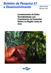 Thumbnail de Levantamento de solos semidetalhado sob crescimento de castanhal nativo na região leste do Acre.