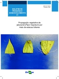 Thumbnail de Propagação vegetativa de jaborandi (Piper hispidum) por meio de estacas foliares.