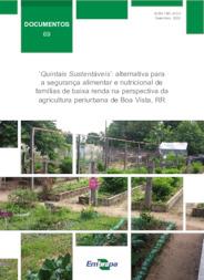 Thumbnail de Quintais Sustentáveis: alternativa para a segurança alimentar e nutricional de famílias de baixa renda na perspectiva da agricultura periurbana de Boa Vista, RR.