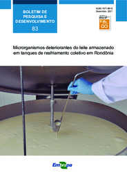 Thumbnail de Microrganismos deteriorantes do leite armazenado em tanques de resfriamento coletivo em Rondônia.