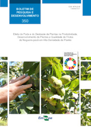Thumbnail de Efeito da poda e do desbaste de plantas na produtividade, desenvolvimento de plantas e qualidade de frutos de nogueira-pecã em alta densidade de plantio.