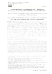 Thumbnail de Atividade inseticida de extratos botânicos sobre a Broca-do-café Hypothenemus hampei (Ferrari) (COLEOPTERA: CURCULIONIDAE).
