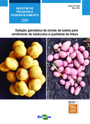 Thumbnail de Seleção genotípica de clones de batata para rendimento de tubérculos e qualidade de fritura.