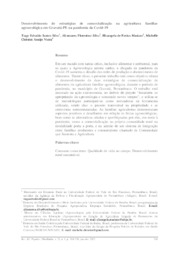 Thumbnail de Desenvolvimento de estratégias de comercialização na agricultura familiar agroecológica em Gravatá-PE na pandemia da Covid-19.