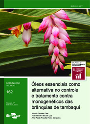 Thumbnail de Óleos essenciais como alternativa no controle e tratamento contra monogenéticos das brânquias de tambaqui.