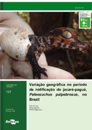 Thumbnail de Variação geográfica no período de nidificação do jacaré-paguá, Paleosuchus palpebrosus, no Brasil.
