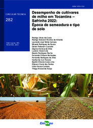 Thumbnail de Desempenho de cultivares de milho em Tocantins - safrinha 2022: época de semeadura e tipo de solo.