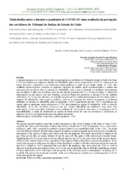 Thumbnail de Teletrabalho antes e durante a pandemia de COVID-19: uma avaliação da percepção dos servidores do Tribunal de Justiça do Estado de Goiás.