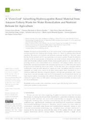 Thumbnail de A Zero-Cost Adsorbing Hydroxyapatite-Based Material from Amazon Fishery Waste for Water Remediation and Nutrient Release for Agriculture.