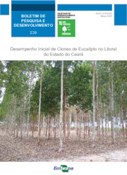 Thumbnail de Desempenho inicial de clones de eucalipto no litoral do estado do Ceará.