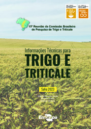 Thumbnail de Informações técnicas para trigo e triticale: safra 2023.