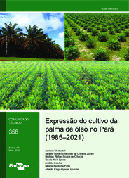 Thumbnail de Expressão do cultivo da palma de óleo no Pará (1985-2021).