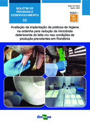Thumbnail de Avaliação da implantação de práticas de higiene na ordenha para redução da microbiota deteriorante do leite cru nas condições de produção prevalentes em Rondônia.