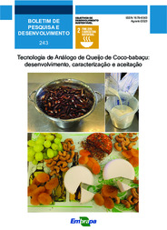 Thumbnail de Tecnologia de análogo de queijo de coco-babaçu: desenvolvimento, caracterização e aceitação.