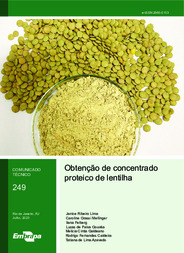 Thumbnail de Obtenção de concentrado proteico de lentilha.