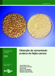Thumbnail de Obtenção de concentrado proteico de feijão-carioca.