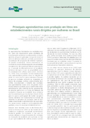 Thumbnail de Principais agroindústrias com produção em litros em estabelecimentos rurais dirigidos por mulheres no Brasil.