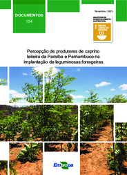 Thumbnail de Percepção de produtores de caprino leiteiro da Paraíba e Pernambuco na implantação de leguminosas forrageiras.