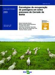 Thumbnail de Estratégias de recuperação de pastagens em solos arenosos do Cerrado da Bahia.