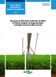Thumbnail de Resposta de diferentes cultivares de milho ao plantio irrigado, de segunda safra, na região Central de Minas Gerais.