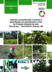 Thumbnail de Aspectos socioambientais, iniciativas e aprendizados em assentamento e Área de Proteção Ambiental do setor Tarumã-Açu - Tarumã-Mirim, Manaus, AM.