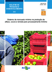 Thumbnail de Sistema de manuseio mínimo na produção de alface, couve e tomate para processamento mínimo.