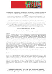 Thumbnail de Contribuições do Núcleo de Agroecologia da Embrapa Tabuleiros Costeiros na construção da Política Estadual de Agroecologia e Produção Orgânica de Sergipe.