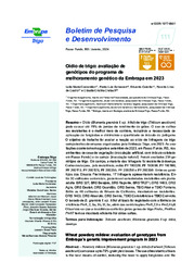 Thumbnail de Oídio de trigo: avaliação de genótipos do programa de melhoramento genético da Embrapa em 2023.