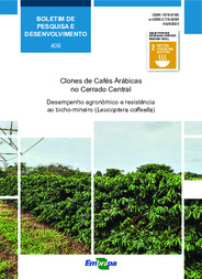 Thumbnail de Clones de cafés arábicas no Cerrado Central: desempenho agronômico e resistência ao bicho-mineiro (Leucoptera coffeella).