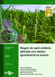 Thumbnail de Silagem de capim-elefante aditivada com resíduo agroindustrial de acerola.