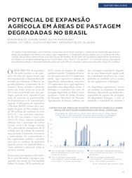 Thumbnail de Potencial de expansão agrícola em áreas de pastagem degradadas no Brasil.