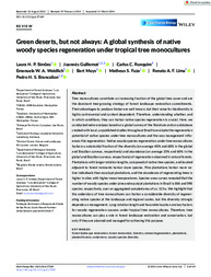 Thumbnail de Green deserts, but not always: a global synthesis of native woody species regeneration under tropical tree monocultures.
