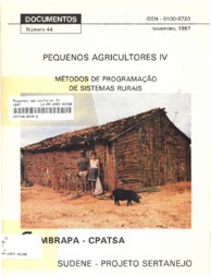Thumbnail de Pequenos agricultores IV: métodos de programação de sistemas rurais.