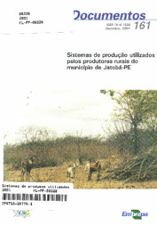Thumbnail de Sistemas de produção utilizados pelos produtores rurais do município de Jatobá-PE.