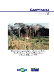Thumbnail de Diagnóstico agroecológico e socioeconômico dos produtores rurais de Machadinho d´Oeste (R0), em 1999.