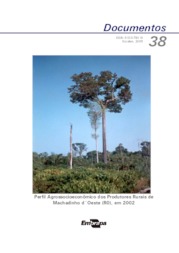 Thumbnail de Perfil Agrossocioeconômico dos Produtores Rurais de Machadinho d'Oeste (RO), em 2002.